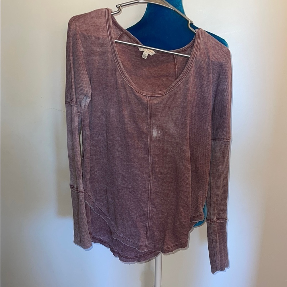 Lucky Brand purple Long Sleeve Top
